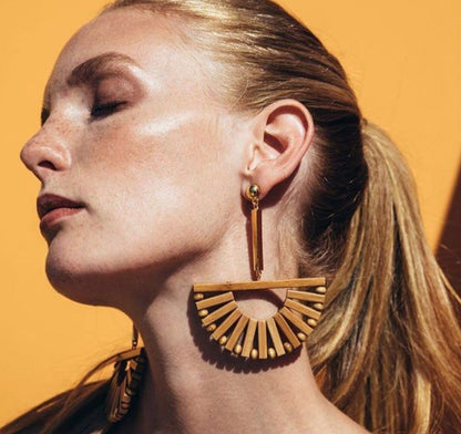 The Bamboo Drip Earrings