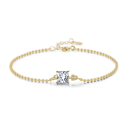 Inlaid Diamond Bracelet S925 Sterling Silver