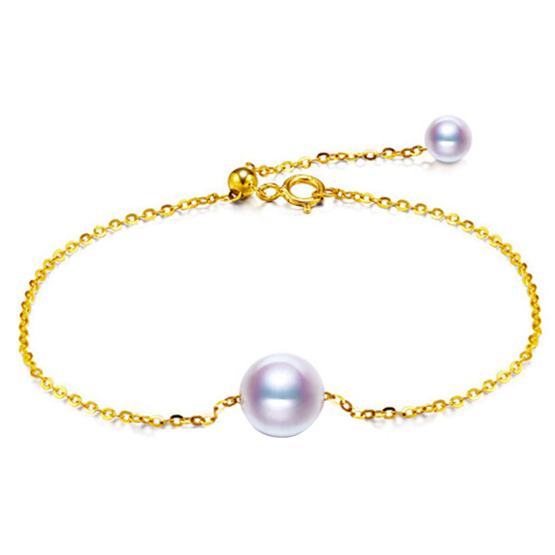 Flawless Bulb Akoya Sea Pearl Bracelet