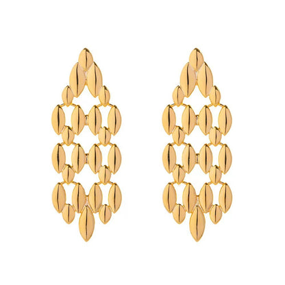 Vintage Woven Chain Earrings