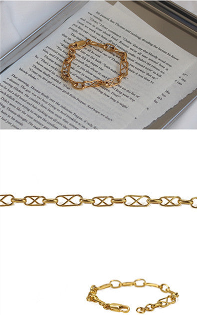 Thick Infinity Chain Bracelet