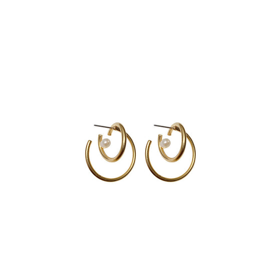 Coiled Circle Earrings