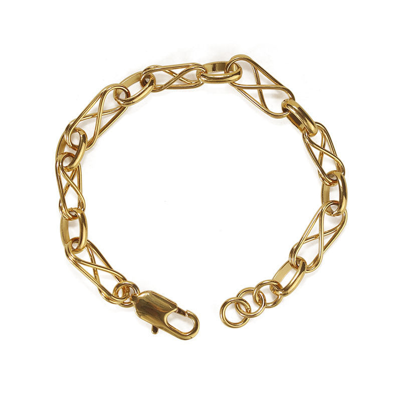 Thick Infinity Chain Bracelet