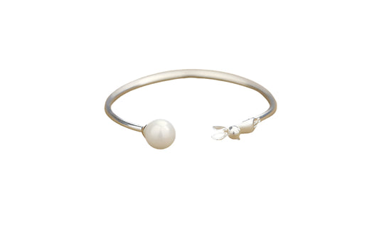 Chasing Pearl S925 Sterling Silver Bracelet