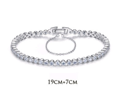 Exquisite Women S925 Sterling Silver Bracelet