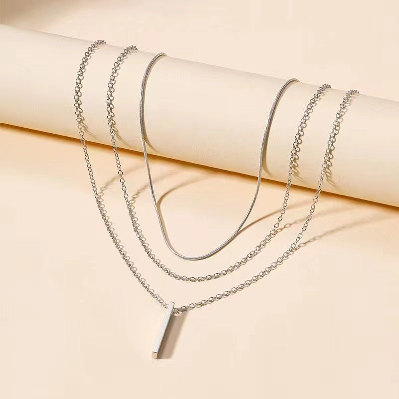 Unique Design Bohemian Line Multi-layer Necklace