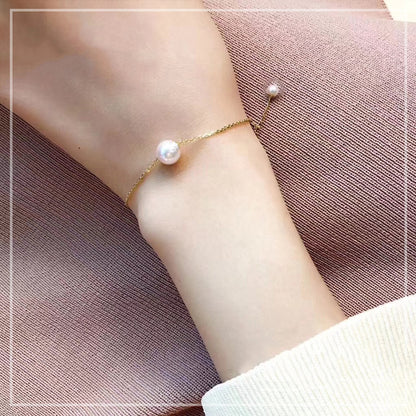 Flawless Bulb Akoya Sea Pearl Bracelet