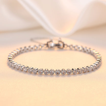 Exquisite Women S925 Sterling Silver Bracelet