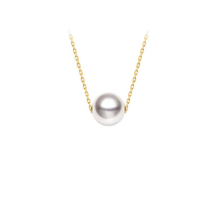 18K Gold Pearl Necklace