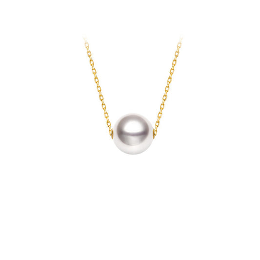 18K Gold Pearl Necklace