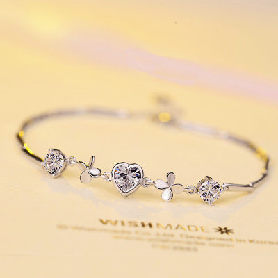 The Qixi Festival Valentine S925 Sterling Silver Bracelet