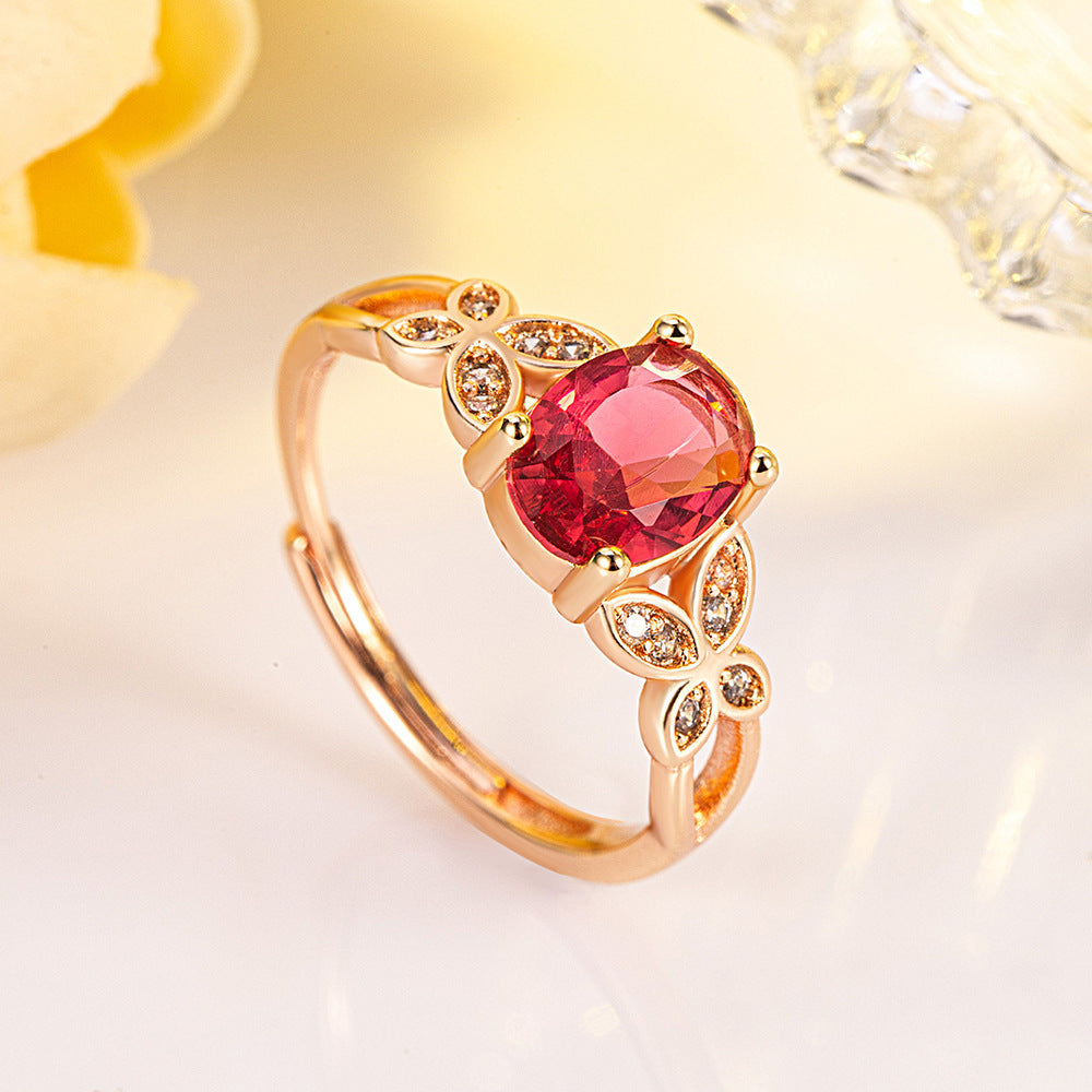 Minority Fashion Gold Love Of Butterfly Butterfly Women's Ring