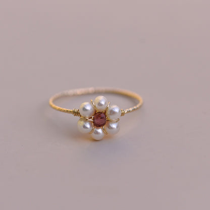 Fashion Personality Maiden Pearl Ring