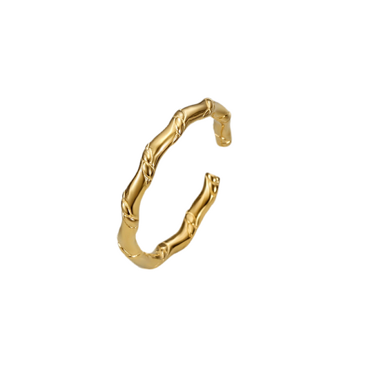 Bamboo Joint Minimalist Normcore Style Simple Bracelet Ring For Women