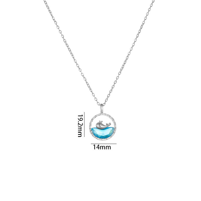 Women's Fashion Whale Pendant Clavicle Chain