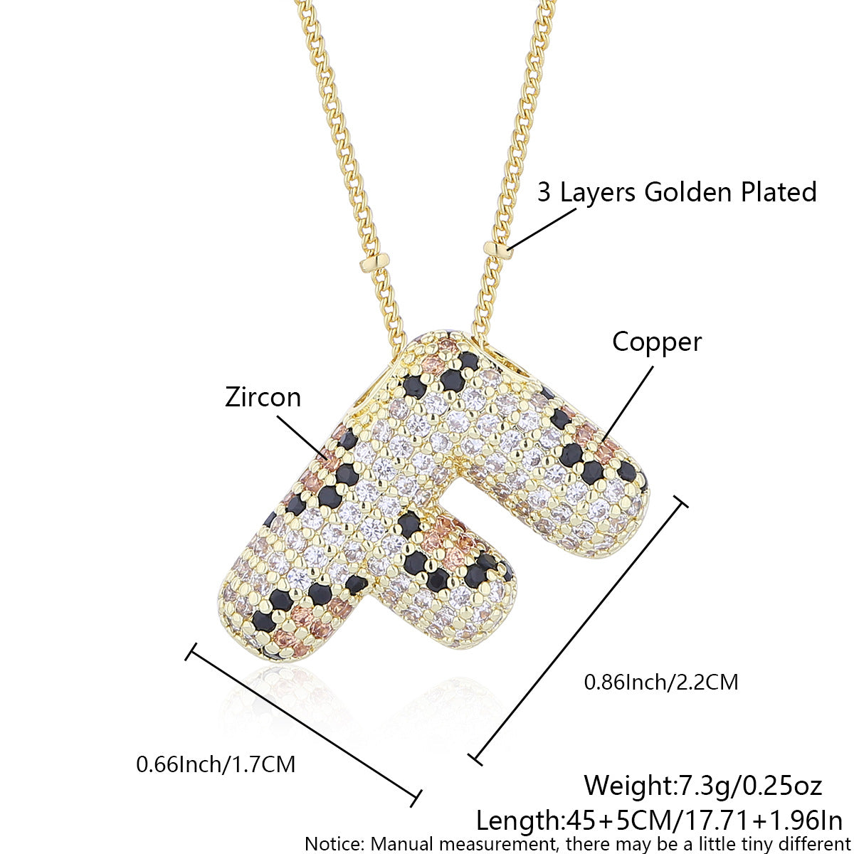 Leopard Print Fashion English Letter Necklace For Women