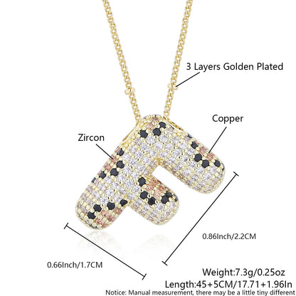 Leopard Print Fashion English Letter Necklace For Women