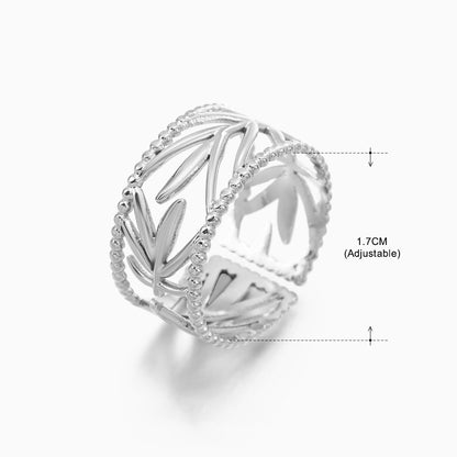 Women's Retro Stainless Steel Shaped Ring