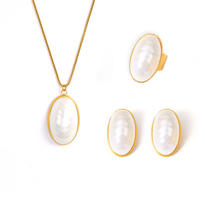 Fritillary Pendant Clavicle Set