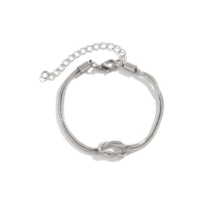 Twist Bracelet Heart Knot