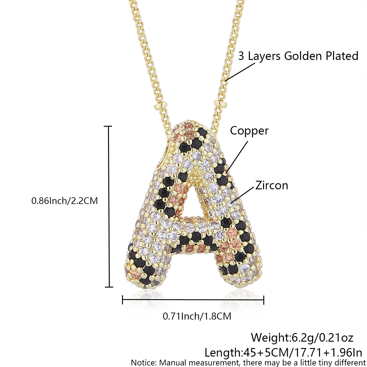 Leopard Print Fashion English Letter Necklace For Women