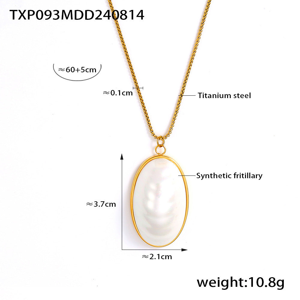 Fritillary Pendant Clavicle Set