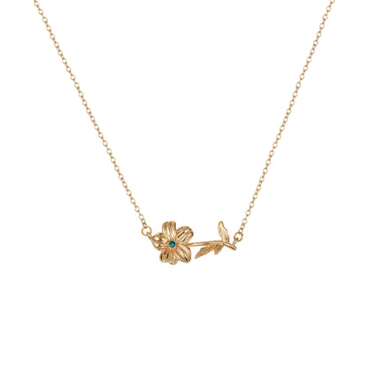 Three-dimensional Decoration Flower Pendant Necklace Sweater Chain