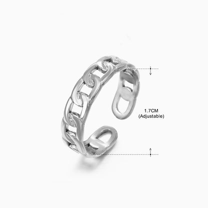 Women's Retro Stainless Steel Shaped Ring