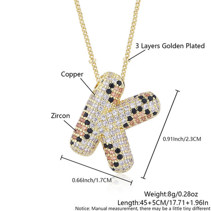 Leopard Print Fashion English Letter Necklace For Women