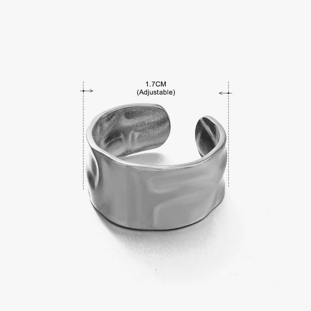 Women's Retro Stainless Steel Shaped Ring