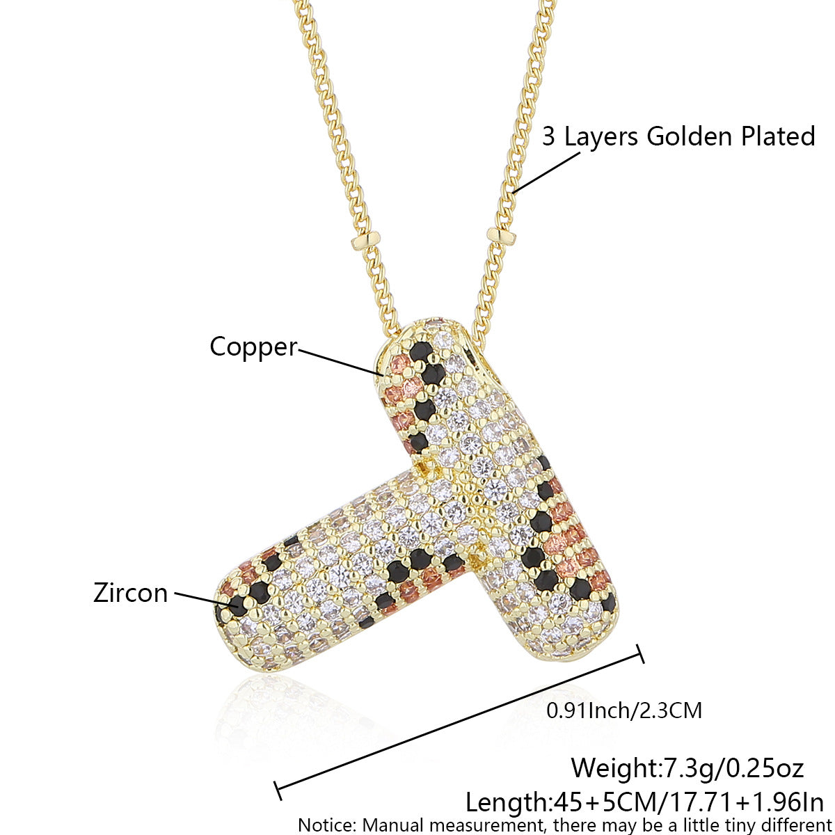 Leopard Print Fashion English Letter Necklace For Women