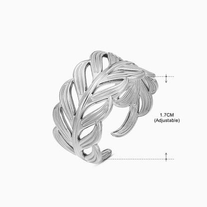 Women's Retro Stainless Steel Shaped Ring