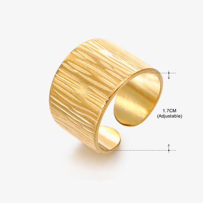 Women's Retro Stainless Steel Shaped Ring