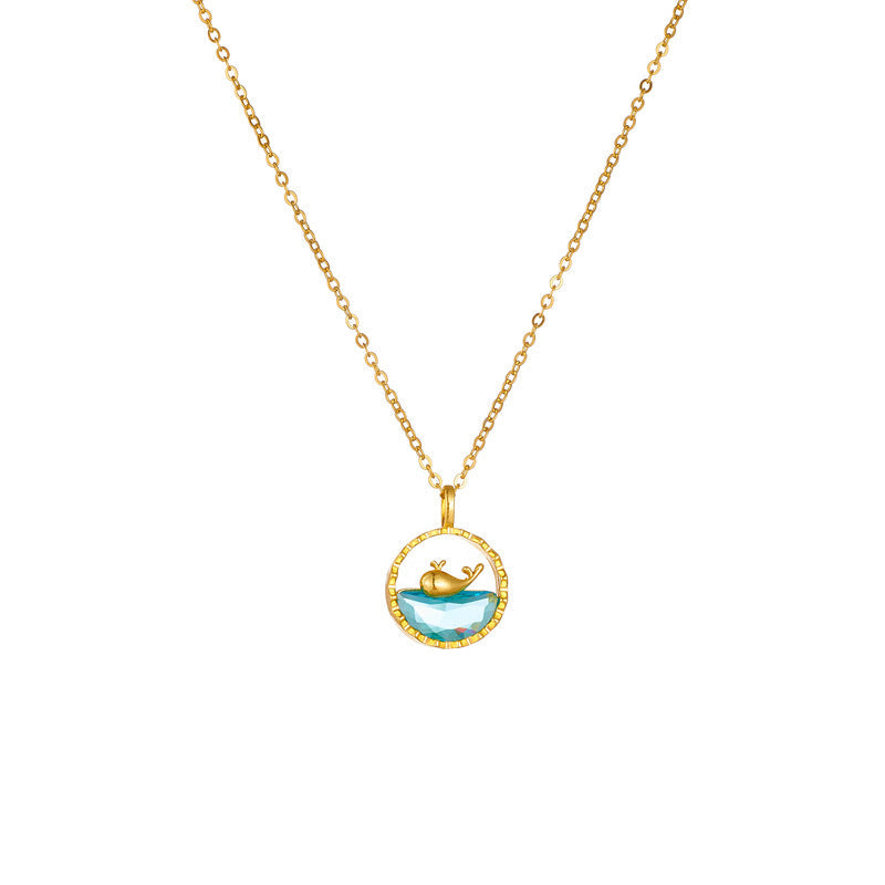 Women's Fashion Whale Pendant Clavicle Chain