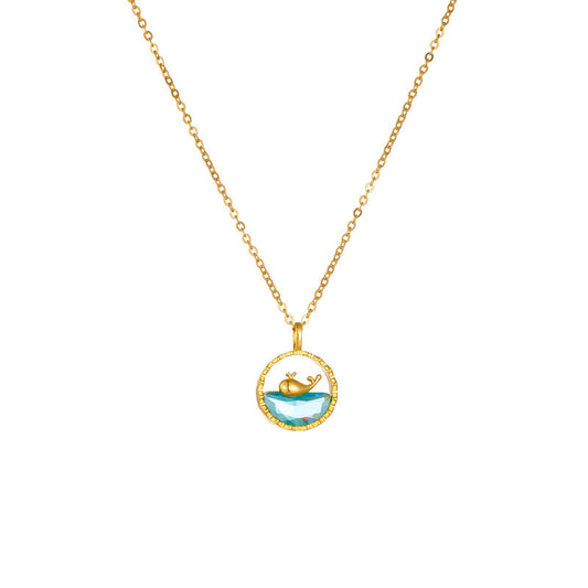 Women's Fashion Whale Pendant Clavicle Chain