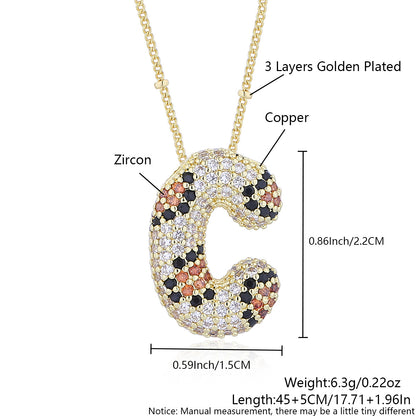 Leopard Print Fashion English Letter Necklace For Women