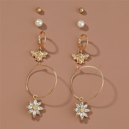 Pearl & Butterfly  Earrings