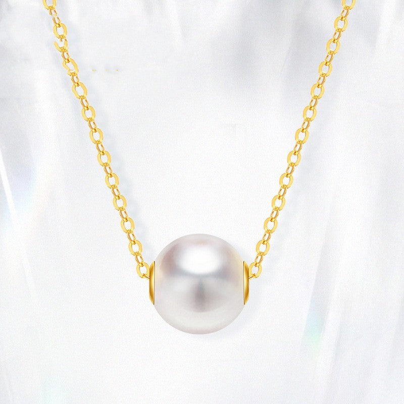 18K Gold Pearl Necklace