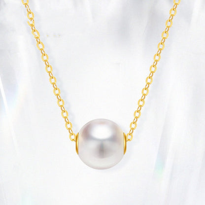 18K Gold Pearl Necklace