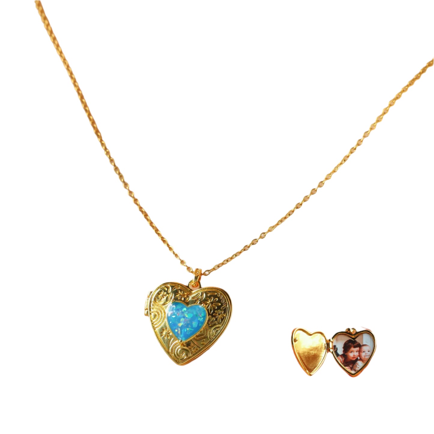 Valentine's Day Special-interest Design Love Pendant Necklace Copper Plated Real Gold