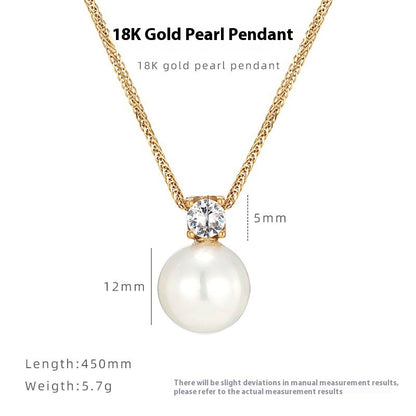 Women's Casual Versatile Pearl Pendant Necklace