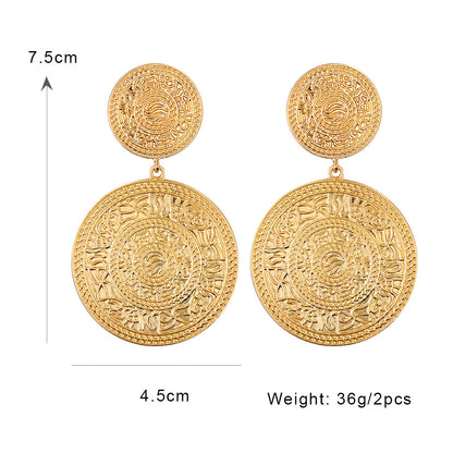 Asian Ethnic Pattern Earrings