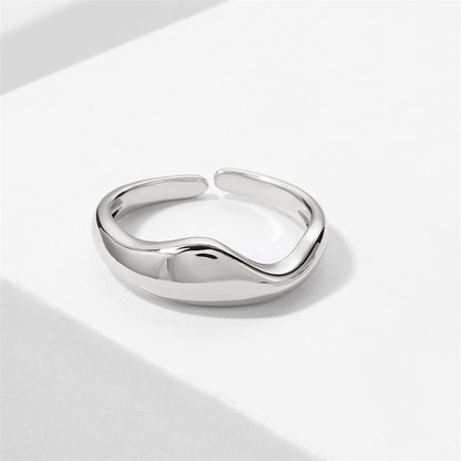 Design Simple Opening Adjustable Ring For Women