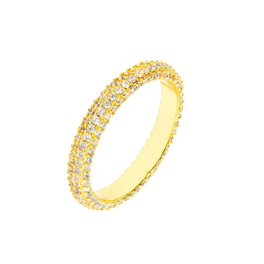 Single Row Diamond Ring