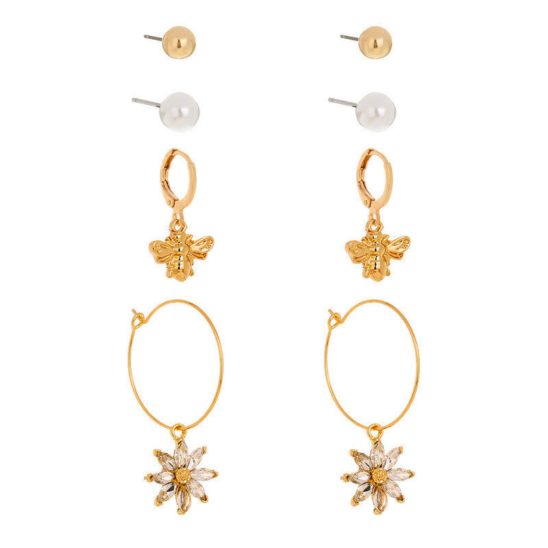 Pearl & Butterfly  Earrings