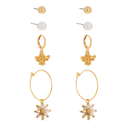 Pearl & Butterfly  Earrings